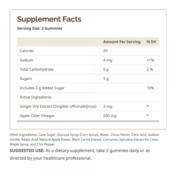 Apple Cider Vinegar 60 Gomitas