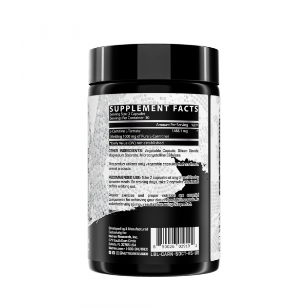 Nutrex Carnitine 60 Cápsulas
