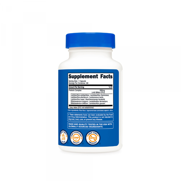 Nutricost Probióticos (Probiotic Complex) 60 Cápsulas