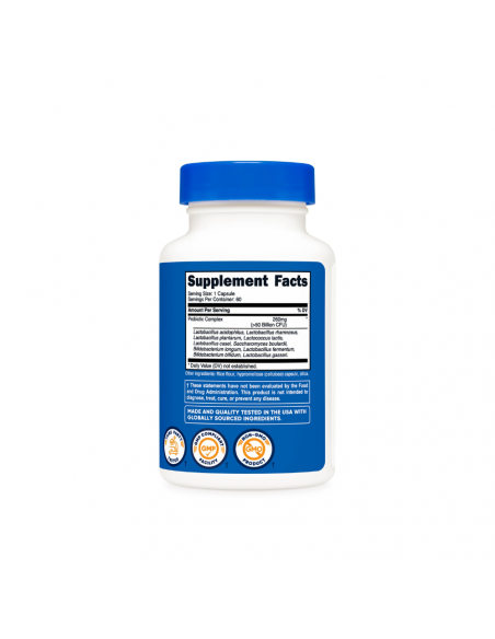 Nutricost Probióticos (Probiotic Complex) 60 Cápsulas