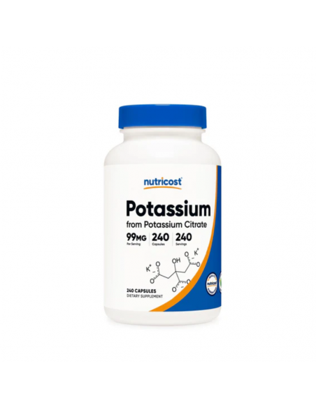 Citrato de Potasio 99mg 240 Cápsulas