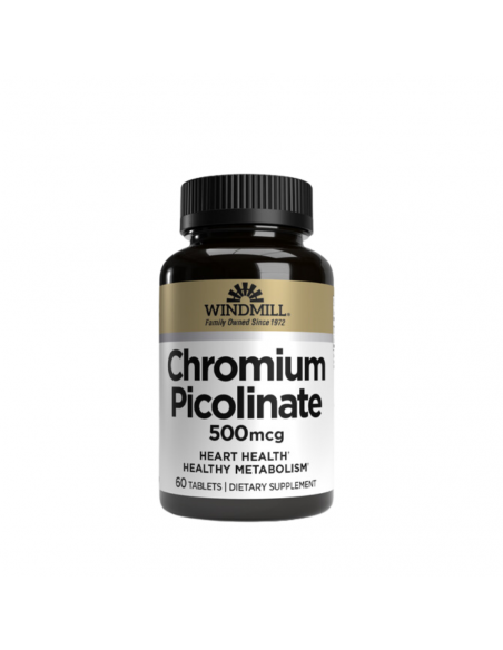 Chromium Picolinate 500mg/60 tabletas