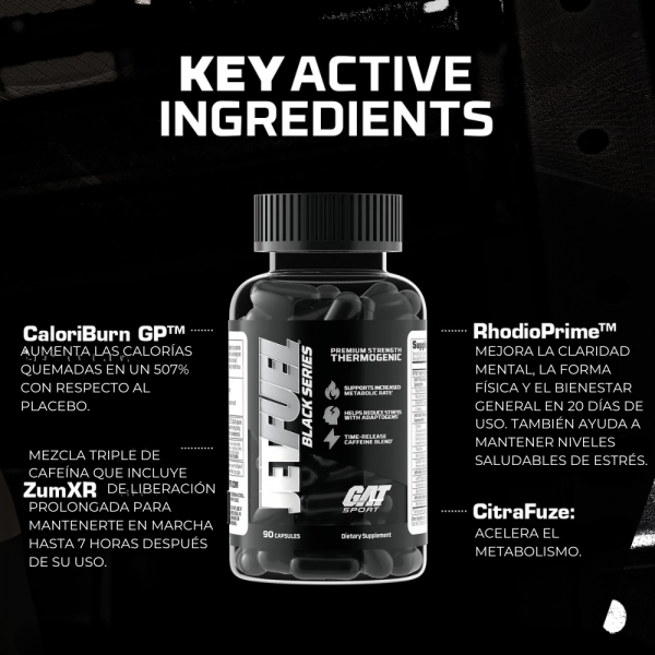 Jetfuel Black (Quemador de Grasa)