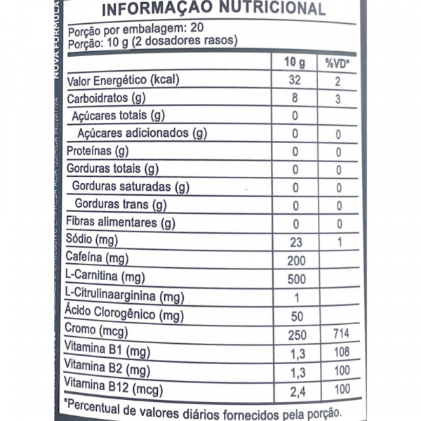 LipoBurn Pre Workout 200g