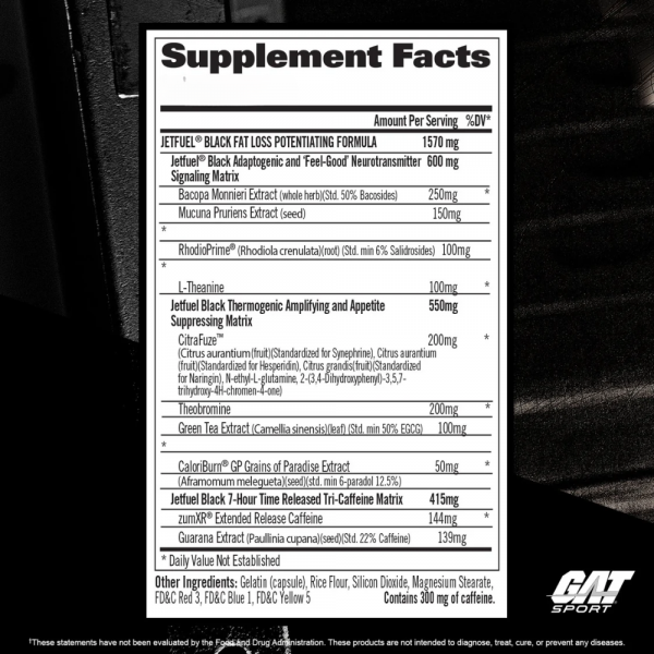Jetfuel Black (Quemador de Grasa)