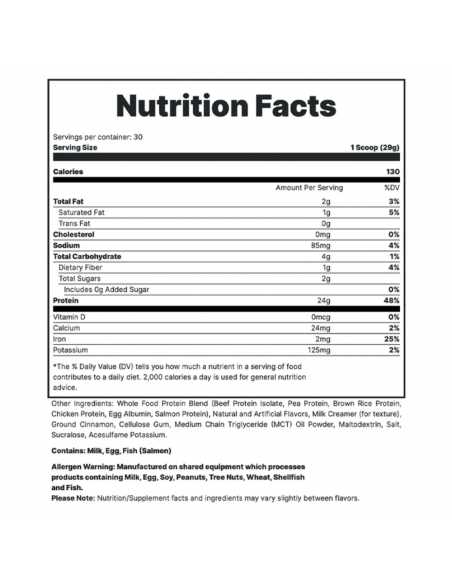 MRE LITE 2 Libras (Whole Food Protein)