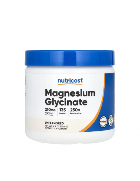 Glicinato de Magnesio 250 Gramos