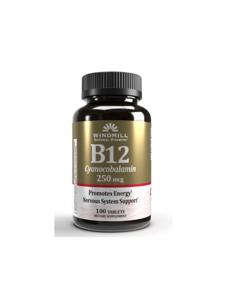 Vitamina B12 250mcg 100 Tabletas