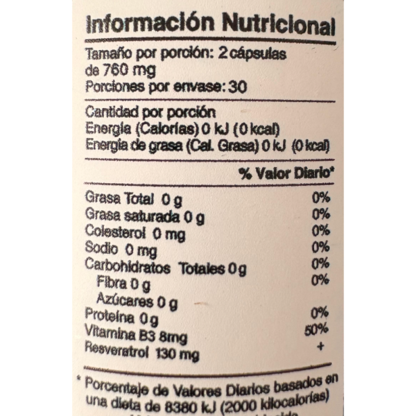 NAD + Polifenoles (Resveratrol)