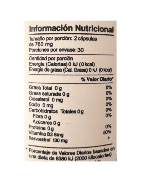 NAD + Polifenoles (Resveratrol)