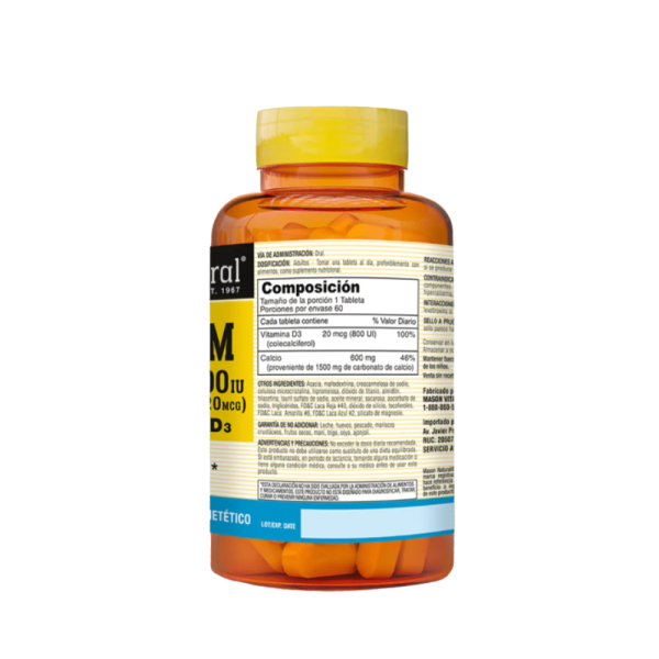 CALCIO 600MG + Vitamina D3