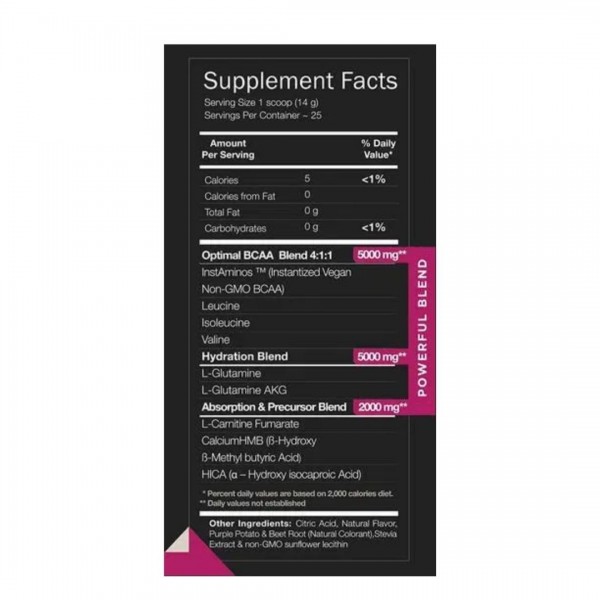 SASCHA BCAA 25 SERVICIOS