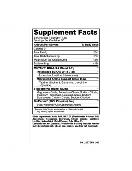 MUTANT BCAA 9.7 30 Servicios