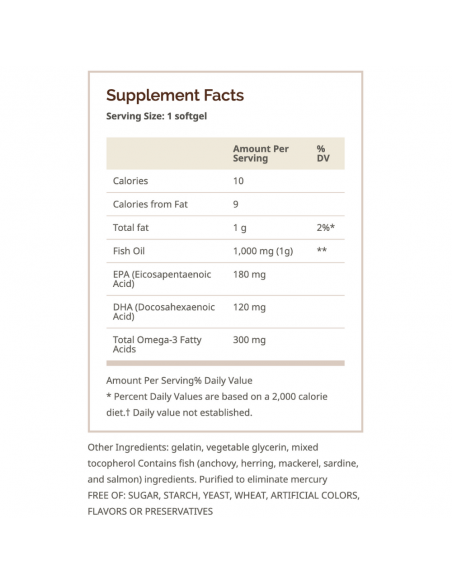 OMEGA 3 EPA & DHA 1000MG