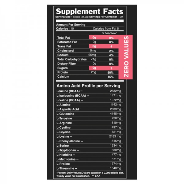 SASCHA WHEY ISOLATE 2.17 LBS