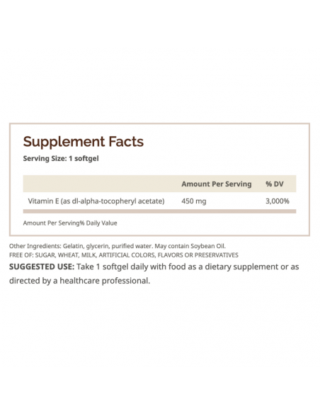Vitamina E 450mg