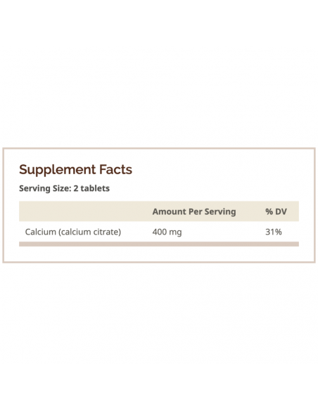 Calcium Citrate 100 Cápsulas