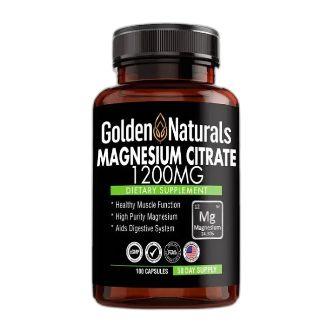 Citrato de Magnesio 100 Cápsulas
