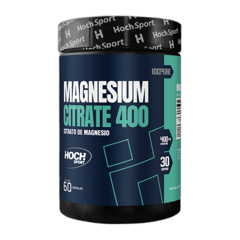 Citrato de Magnesio 400mg 60 Cápsulas