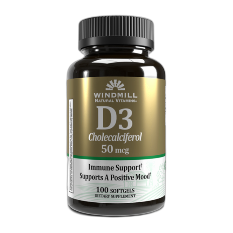 Vitamina D3 50MCG/100 Cápsulas