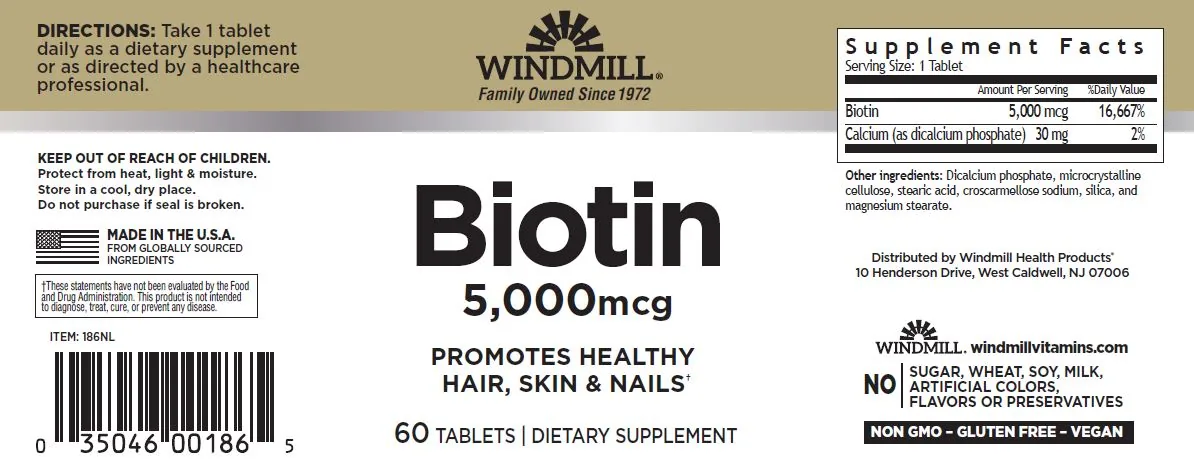 BIOTIN 5000MCG — imagen oficial de la marca