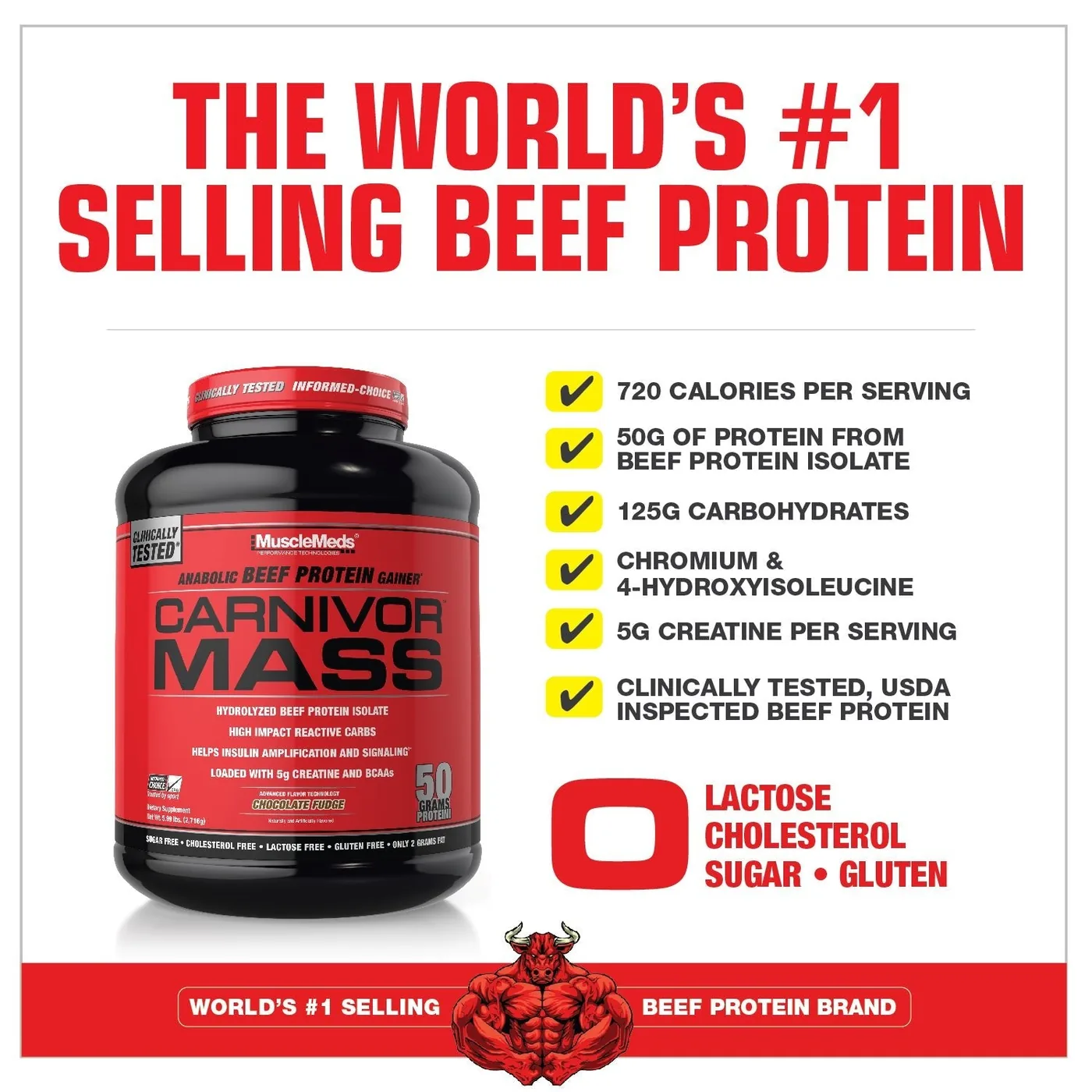 CARNIVOR MASS 6 LBS — imagen oficial de la marca