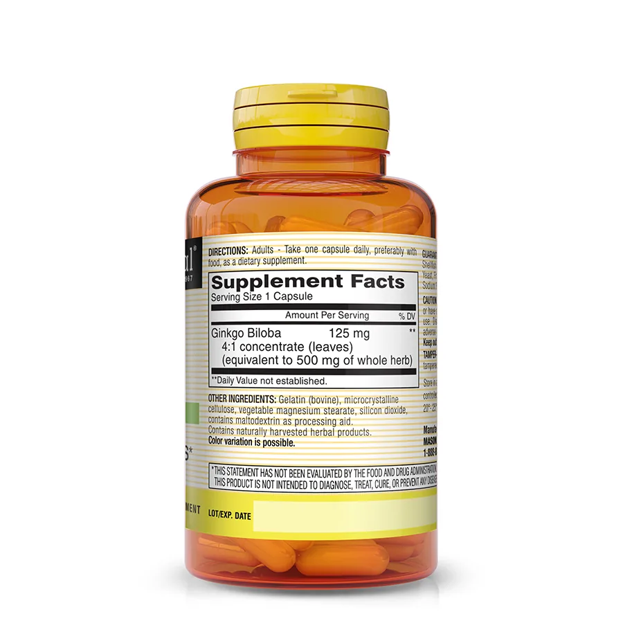 GINKGO BILOBA 500 MG — imagen oficial de la marca