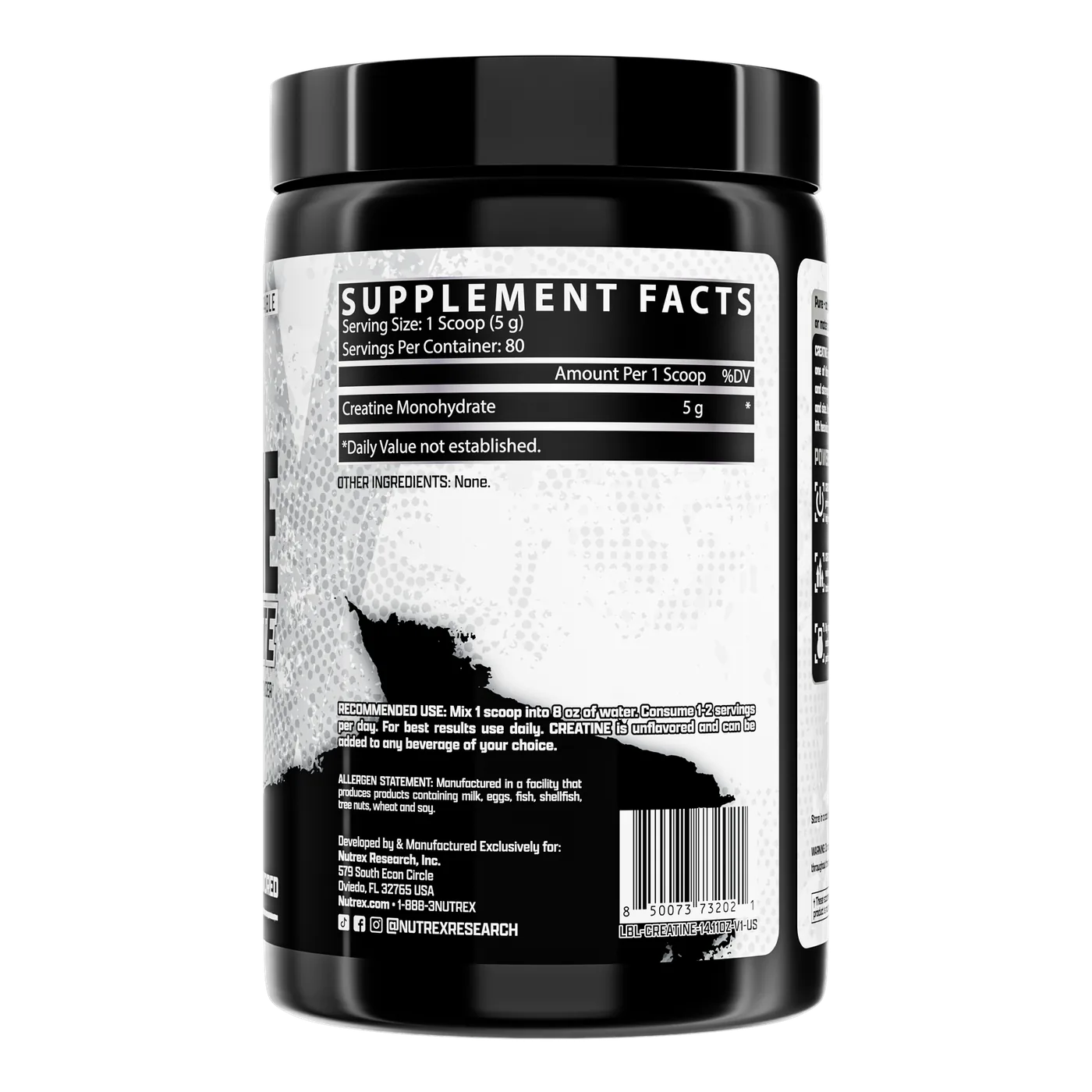 Nutrex Creatine Drive 400 Gramos — imagen oficial de la marca