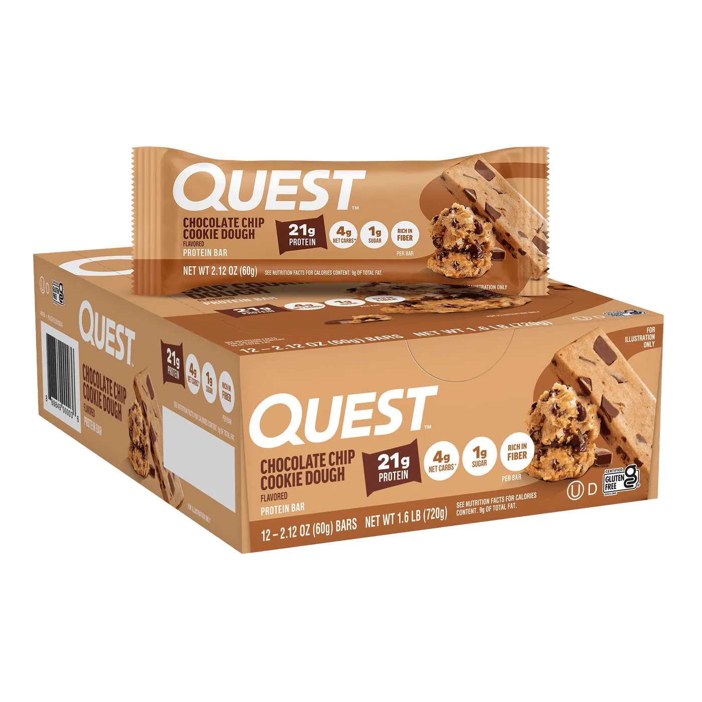 Quest Bar 1 Unidad — imagen oficial de la marca