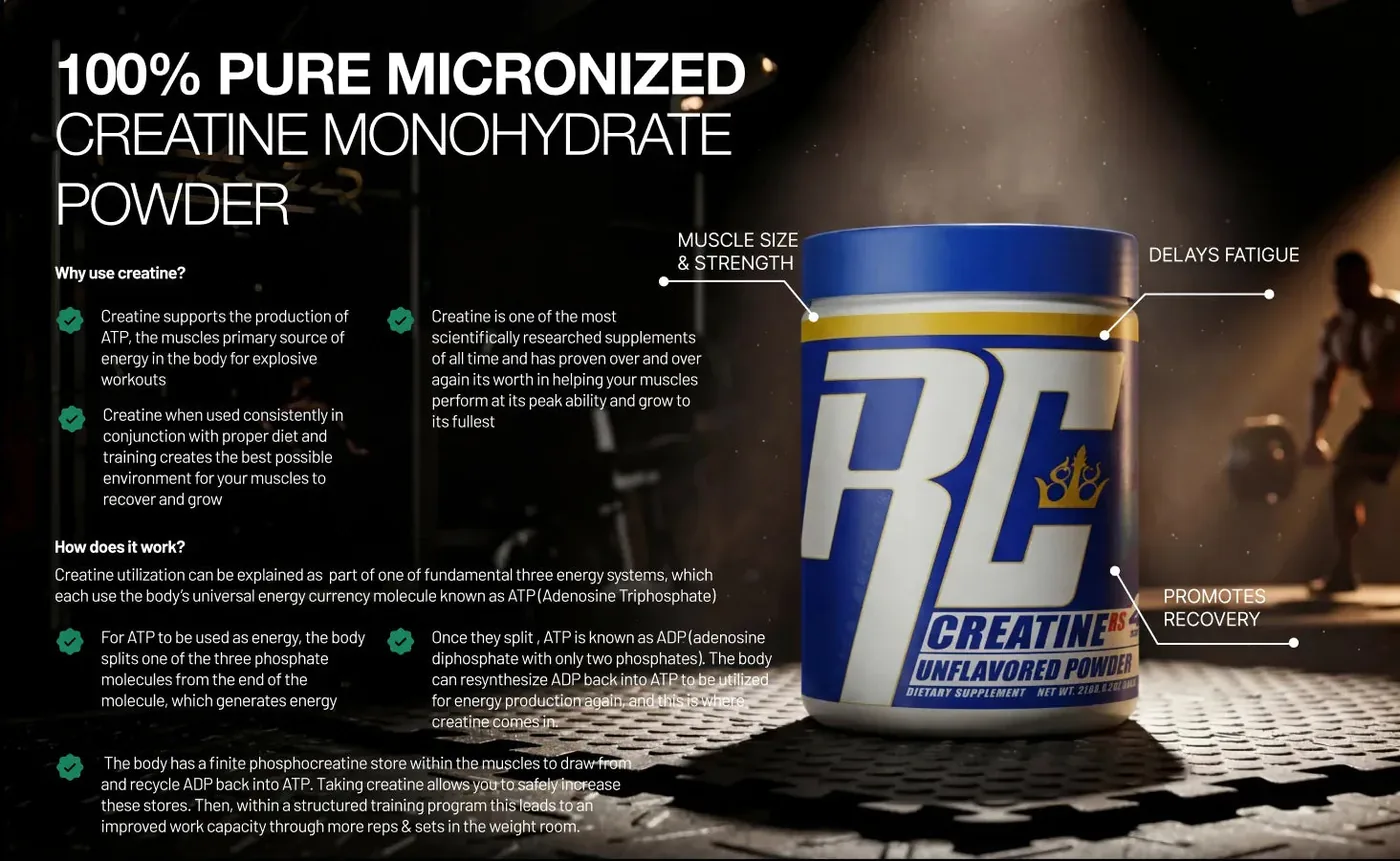 RC CREATINE 300G — imagen oficial de la marca