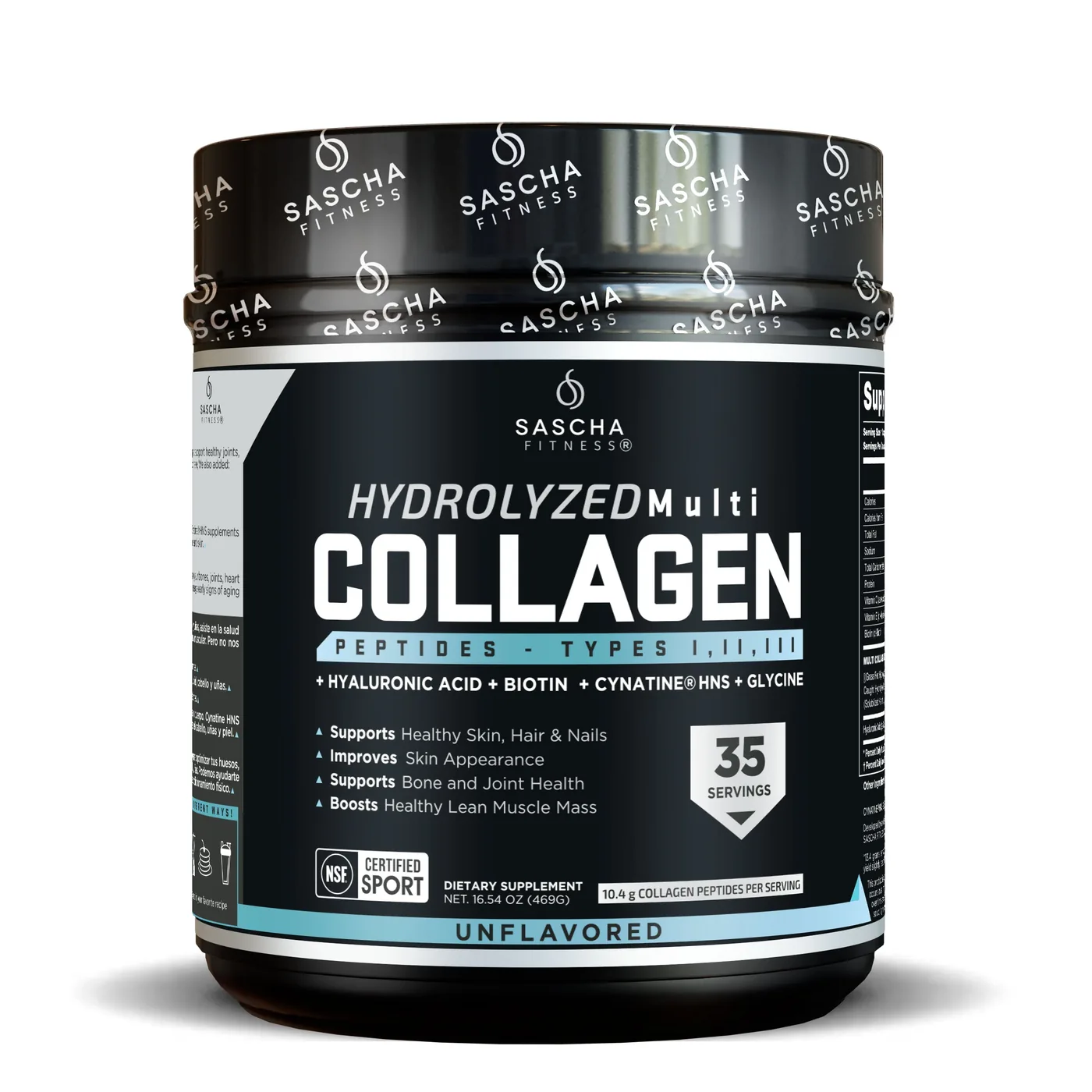 Sascha Hydrolyzed Multi Collagen 35 Servicios — imagen oficial de la marca