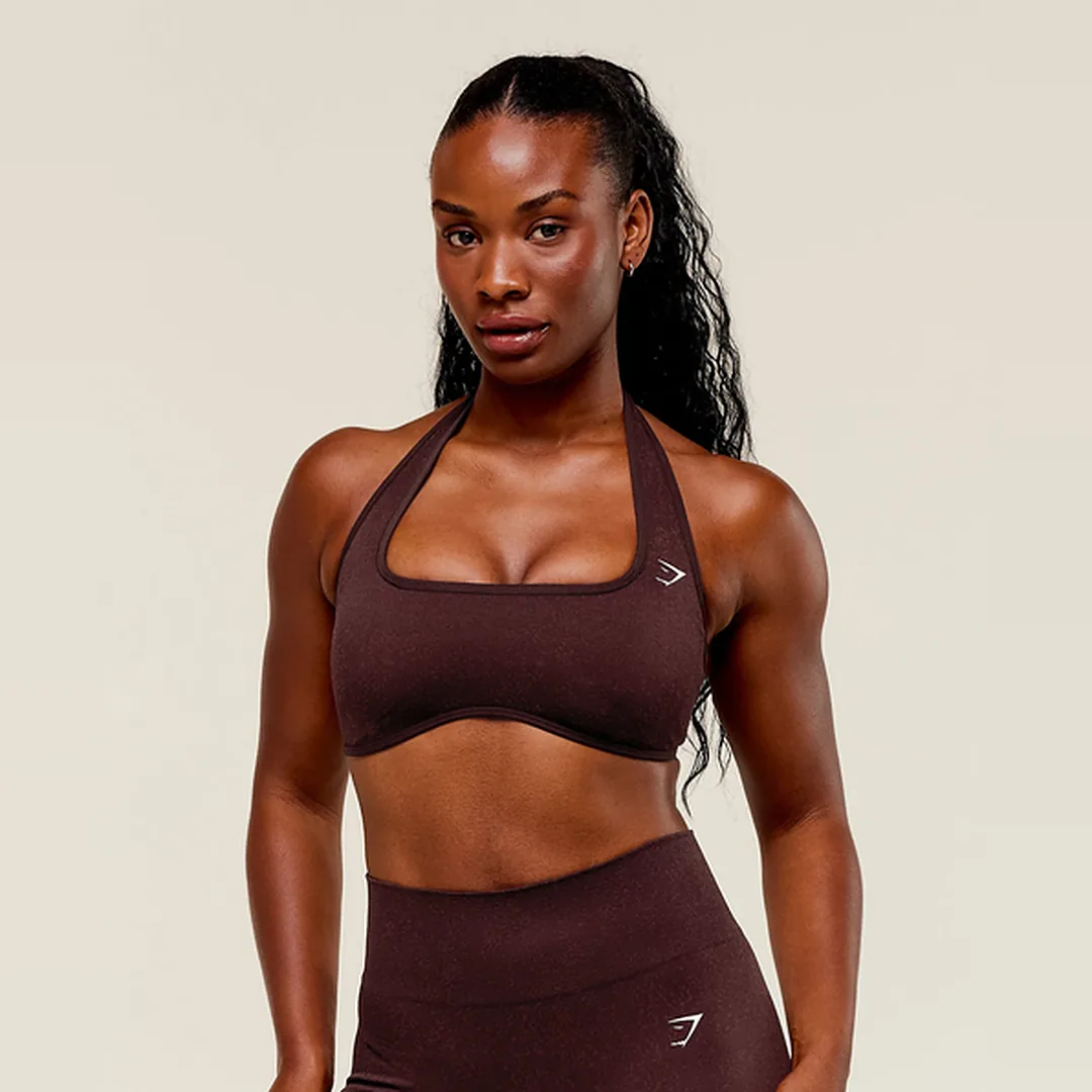 Adapt Fleck x Whitney Halterneck Sports Bra