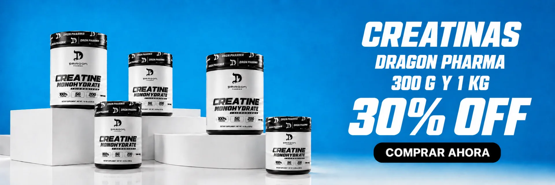 Dragon Pharma creatinas 30% OFF